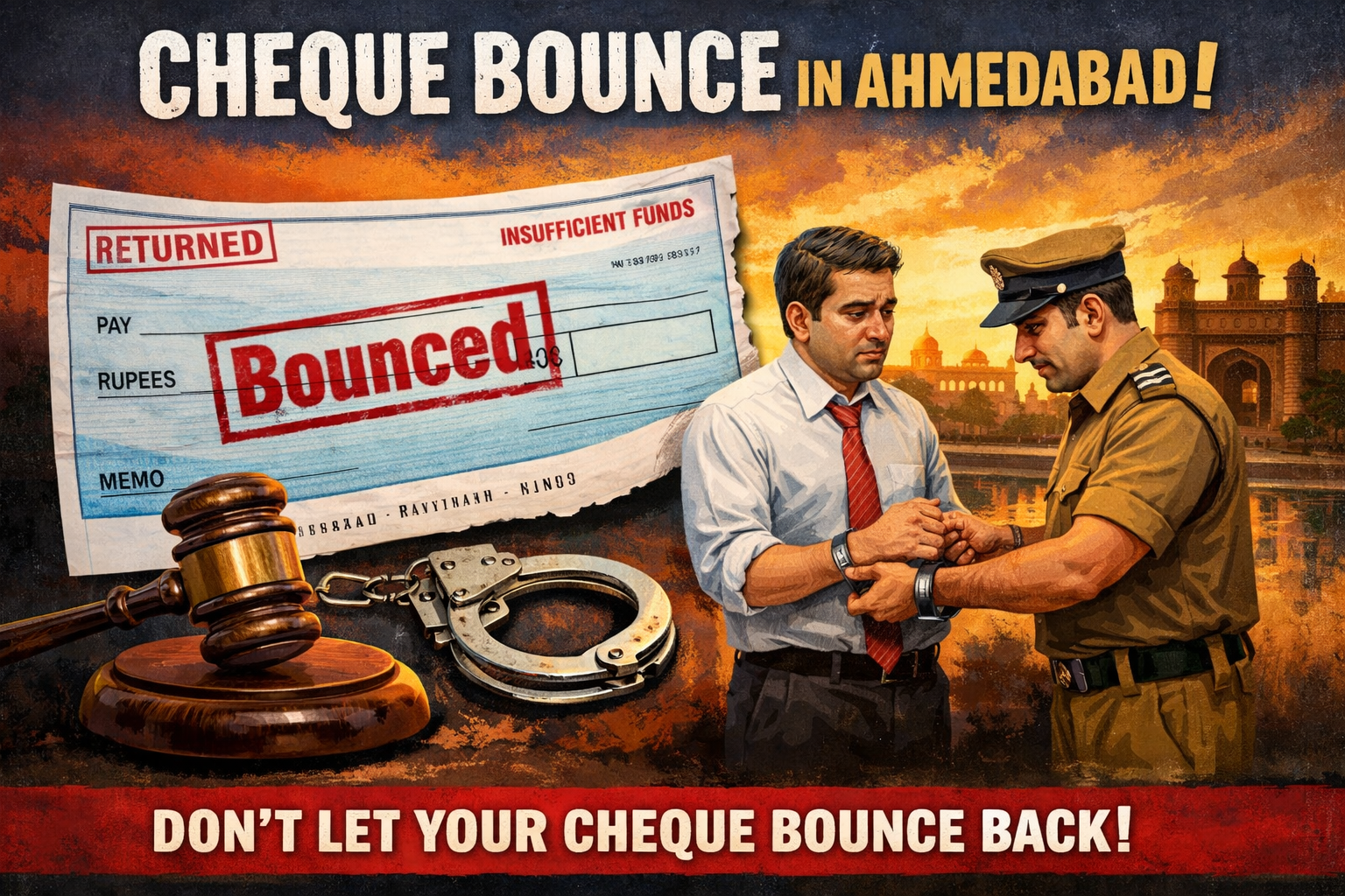 Cheque Bounce Ahmedabad - Section 138, Legal Steps, Recovery Process
